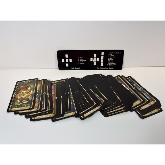 Gilded Tarot Cards Deck by Ciro Marchetti Divination Complete Set - Picture 7 of 13